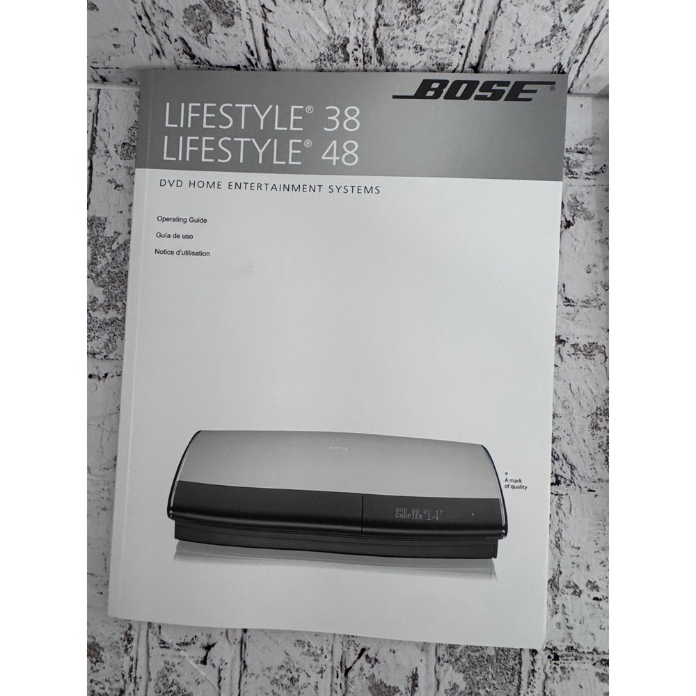 Bose RC38T1-27 Remote Control with Lifestyle 38 48 Manuals and uMusic Guide - Picture 3 of 12